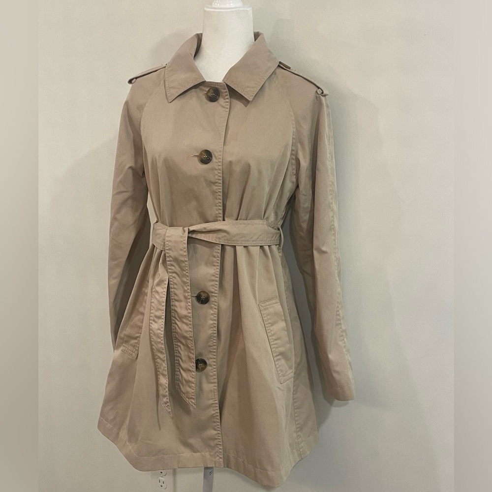 Mamalicious Trenchcoat, GUC, Tan, women’s, size small